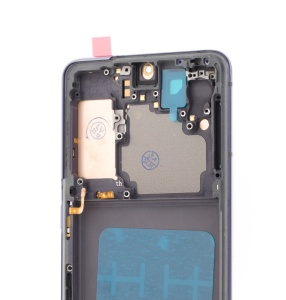 LCD Samsung Galaxy S21 5G, G991, Negru + Rama, [OLED] - pentru înlocuirea ecranului, compatibil cu Samsung, disponibil pe thenx.net