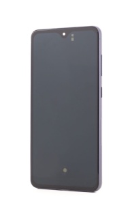 LCD Samsung Galaxy S21 FE 5G, G990, Negru + Rama, [OLED]