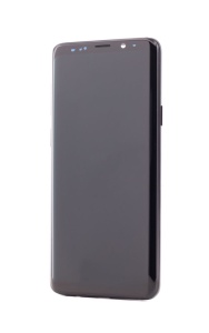 LCD Samsung Galaxy S9+, G965, Negru + Rama, [OLED]