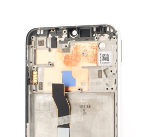 LCD Xiaomi Redmi Note 8, Alb + Rama - pentru înlocuirea ecranului,  disponibil pe thenx.net