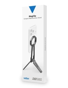 MagClip, Compact Multifunction Stand, MagSafe Tripod and SelfieStick Foldable - thenx.net