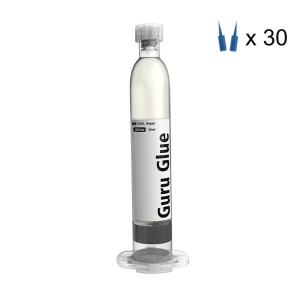 Adeziv 2UUL Guru Glue Soft Buffer pentru Reparatii Telefoane, 30ml, Alb