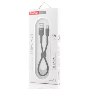 Cablu Micro USB Tranyoo, S4, 5A, 30cm, Negru, disponibil pe thenx.net