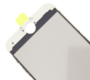Geam Sticla + OCA iPhone 8 + Rama + Polarizator, Alb, disponibil pe thenx.net
