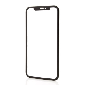 Geam Sticla + OCA iPhone XR, Negru + Rama, disponibil pe thenx.net