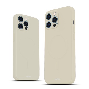 Husa iPhone 12 Pro Soft Pro Ultra, Compatibil MagSafe, Milky Alb, disponibil pe thenx.net