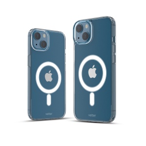Husa iPhone 13, Clip-On, Compatibil MagSafe, Crystal Series, Transparent, disponibil pe thenx.net