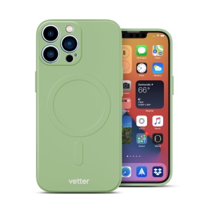 Husa iPhone 13 Pro Max Soft Pro Ultra, Compatibil MagSafe, Mint Green, disponibil pe thenx.net