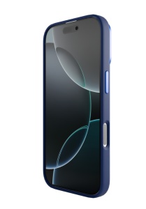Huse iPhone 16 Pro Max, Clip-On Silk Series with foldable stand, Compatibil MagSafe, Blue - thenx.net_2