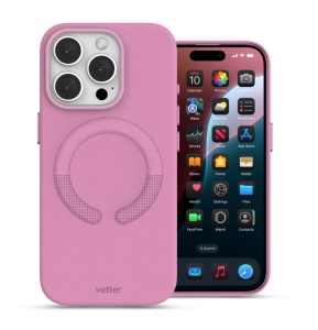 Huse iPhone 16 Pro Max, Clip-On Vegan Leather, Compatibil MagSafe, Roz - thenx.net