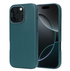Husa iPhone 16 Pro Max, leatherUP Class, Refined Touch, MagSafe Compatible, Blue - thenx.net