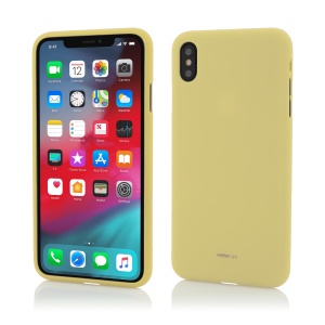 Husa iPhone XS, X, Vetter GO, Soft Touch, Yellow, disponibil pe thenx.net