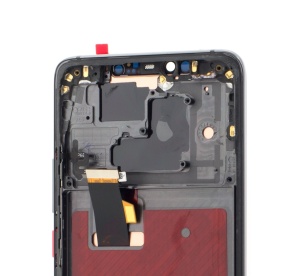 LCD Huawei Mate 20 Pro, Negru + Rama - pentru înlocuirea ecranului,  disponibil pe thenx.net