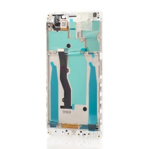 LCD Lenovo K8 Note, Alb +Rama - pentru înlocuirea ecranului,  disponibil pe thenx.net
