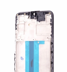 LCD Samsung Galaxy A25, A256, Negru + Rama, Small Glass - pentru înlocuirea ecranului, compatibil cu Samsung, disponibil pe thenx.net