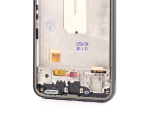 LCD Samsung Galaxy A54, A546, Negru + Rama, [OLED], Small Glass - pentru înlocuirea ecranului, compatibil cu Samsung, disponibil pe thenx.net
