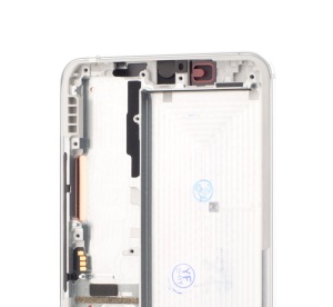 LCD Xiaomi Mi Note 10, 10 Pro, Alb + Rama - pentru înlocuirea ecranului,  disponibil pe thenx.net