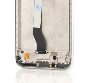 LCD Xiaomi Redmi Note 8, Alb + Rama - pentru înlocuirea ecranului,  disponibil pe thenx.net