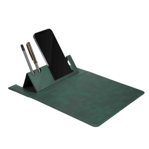 MouseStand Vetter, Mousepad cu Suport Smartphone si Pixuri, Verde