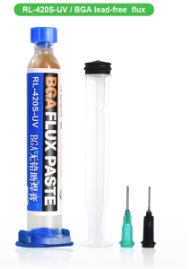 Pasta de Flux RELiFE RL-420S-UV, tip Seringa, disponibil pe thenx.net