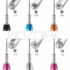 Surubelnita KiT BST-899 Anti-Slip High Precision Magnetic 3D Screwdriver Bits Philips Pentalobe Y Convex Cross, disponibil pe thenx.net