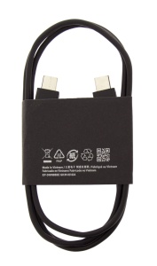 Cablu Samsung EP-DN980BBE, USB-C to USB-C, 1m, Negru, compatibil cu Samsung, disponibil pe thenx.net
