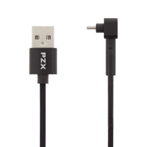 Cablu USB-C, PZX, USB-C, 3.1A, V123, 1m, Negru, disponibil pe thenx.net