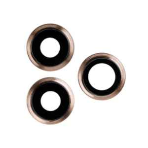 Geam Camera iPhone 11 Pro, 11 Pro Max, Rear Camera Holder with Lens, Gold, disponibil pe thenx.net