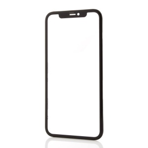 Geam Sticla + OCA iPhone 11, Negru + Rama
