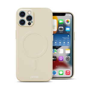 Husa iPhone 12 Pro Max Soft Pro Ultra, Compatibil MagSafe, Milky Alb, disponibil pe thenx.net