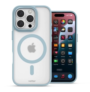 Huse iPhone 16 Pro Max, Clip-On Hybrid, Matt, Compatibil MagSafe, Blue - thenx.net