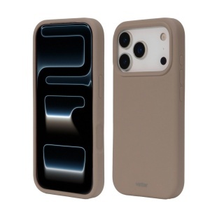 Husa iPhone 17 Pro Max, Clip-On Soft Touch Silk Series MagSafe Compatible, Desert Titanium - thenx.net