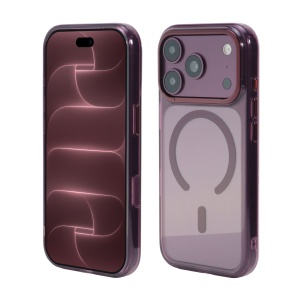 Husa iPhone 18 Pro Max, 17 Pro Max, MagSafe Compatible, Soft Pro, Burgundy - squaregsm.ro