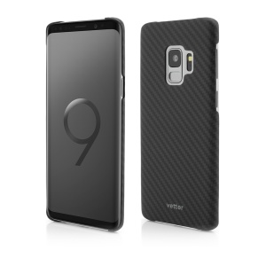 Husa Samsung Galaxy S9, Clip-On Ultra Slim, Made from Aramid Fiber, Kevlar, Negru, compatibil cu Samsung, disponibil pe thenx.net
