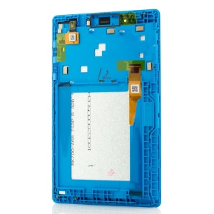 LCD Lenovo Tab 3, TB3-710F, Blue +Touch +Rama - pentru înlocuirea ecranului,  disponibil pe thenx.net
