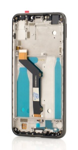 LCD Motorola One (P30 Play), Negru + Rama - pentru înlocuirea ecranului,  disponibil pe thenx.net