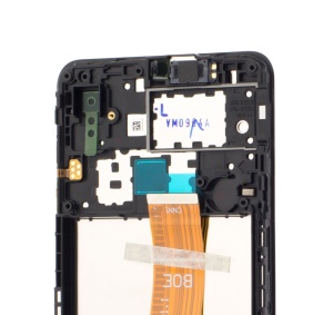 LCD Samsung Galaxy A02 SM A022F R1.1 Negru - Service Pack GH82-25249A - Img 3