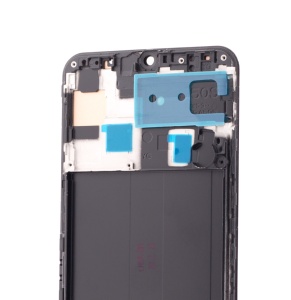 LCD Samsung Galaxy A50s, A507, Negru + Rama, Incell - pentru înlocuirea ecranului, compatibil cu Samsung, disponibil pe thenx.net