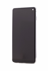 LCD Samsung Galaxy S10, G973, Negru + Rama, [OLED2]
