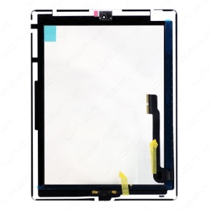 Touchscreen iPad 3, iPad 4, Negru Complet - pentru repararea funcției tactile,  disponibil pe thenx.net