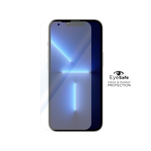 Folie iPhone 14 Plus, 13 Pro Max, EyeSafe, Blue Light Blocking Tempered Glass, disponibil pe thenx.net