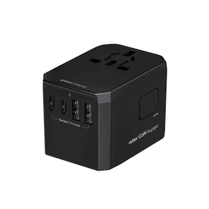 GaN Voyager 70W, Global Adapter with High-Speed USB-C & USB-A Charging, disponibil pe thenx.net