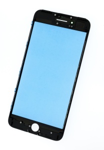 Geam Sticla + OCA iPhone 7 Plus, 5.5 + Rama, Negru, disponibil pe thenx.net
