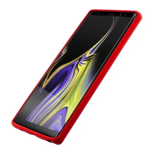 Husa Samsung Galaxy Note 9, Clip-On Soft Touch Silk Series, Rosu, compatibil cu Samsung, disponibil pe thenx.net