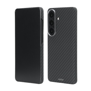 Husa Samsung Galaxy S26, Clip-On MagSafe Compatible, made from Aramid Fiber, Kevlar, Black - squaregsm.ro