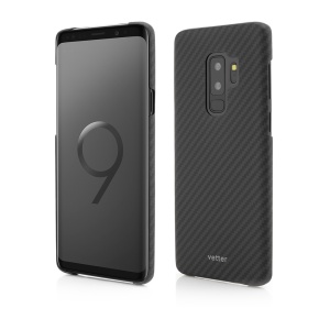 Husa Samsung Galaxy S9 Plus, Clip-On Ultra Slim, Made from Aramid Fiber, Kevlar, Negru, compatibil cu Samsung, disponibil pe thenx.net