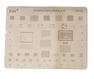 Kaisi BGA Reballing Stencil for iPhone 14 Pro, 14 Pro Max, A16, P3082