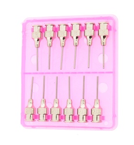 Kit Siringa Luer cu Ace Rotunjite – Seringa de Sticla, Set 12 pentru Utilizare Profesionala, disponibil pe thenx.net