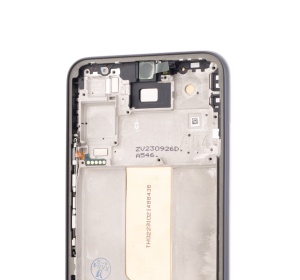 LCD Samsung Galaxy A54, A546, Negru + Rama, [OLED], Small Glass - pentru înlocuirea ecranului, compatibil cu Samsung, disponibil pe thenx.net