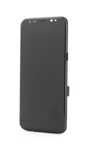 LCD Samsung Galaxy S8, G950, Negru + Rama, Incell - pentru înlocuirea ecranului, compatibil cu Samsung, disponibil pe thenx.net